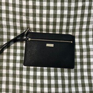 Kate Spade Black Flat Clutch